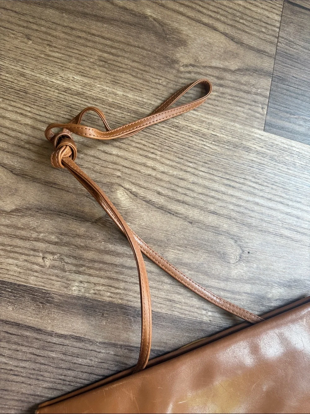 Vintage Salvatore Ferragamo Vara Brown Leather Shoulder Crossbody Bag D 21 0588